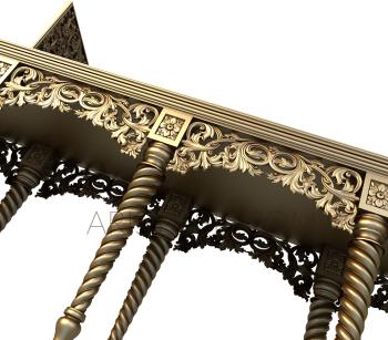Church furniture (MBC_0023) 3D model for CNC machine